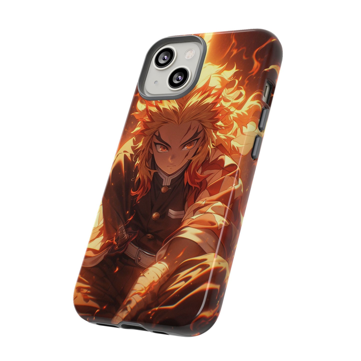 Demon Slayer Rengoku Heavy Duty Phone Case #104