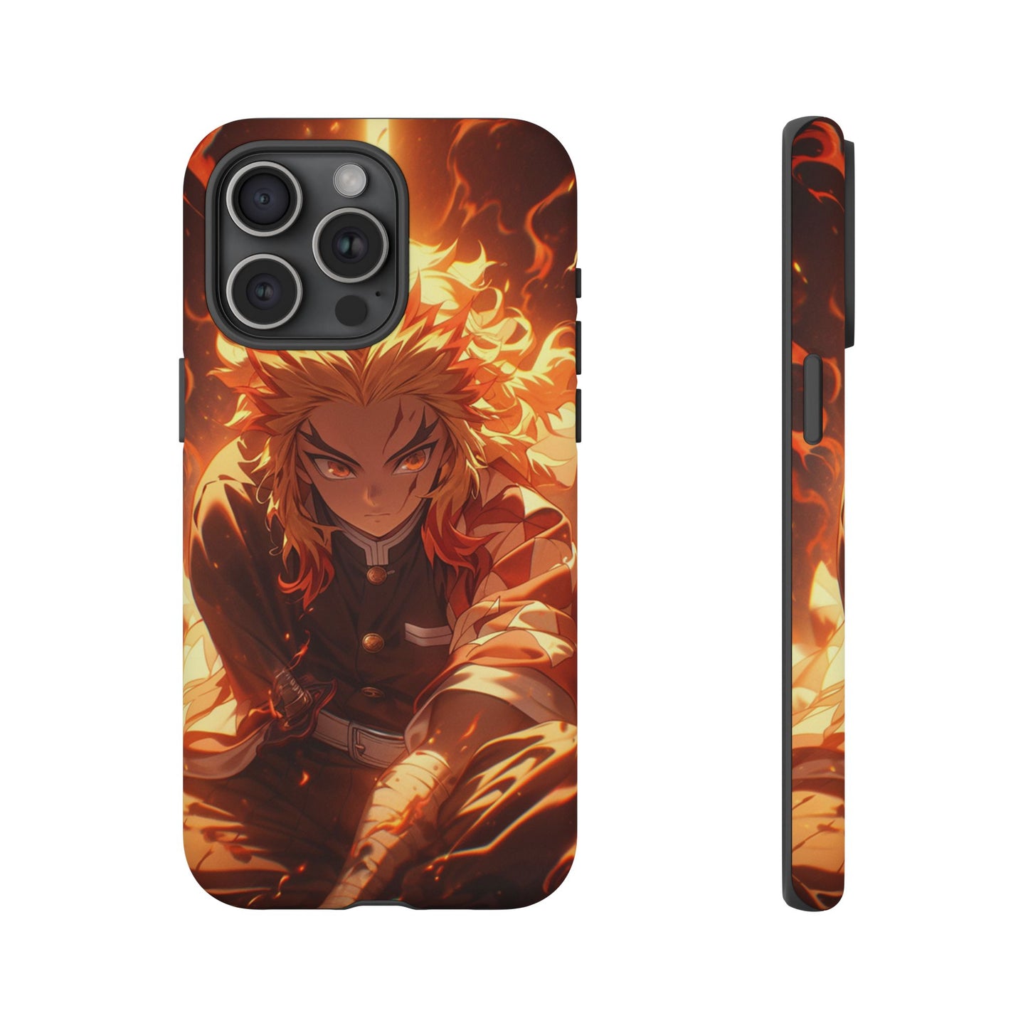 Demon Slayer Rengoku Heavy Duty Phone Case #104