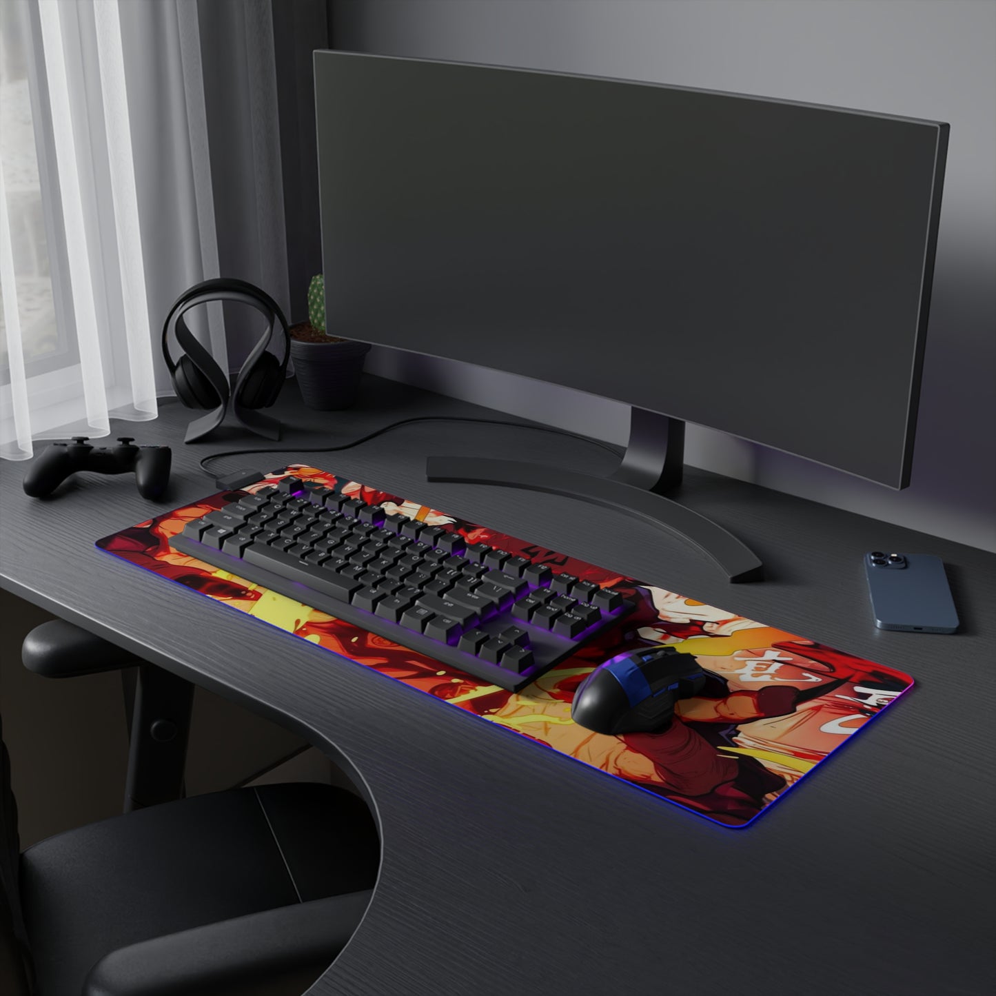 Jujutsu Kaisen Sukuna LED Gaming PC Mat #107