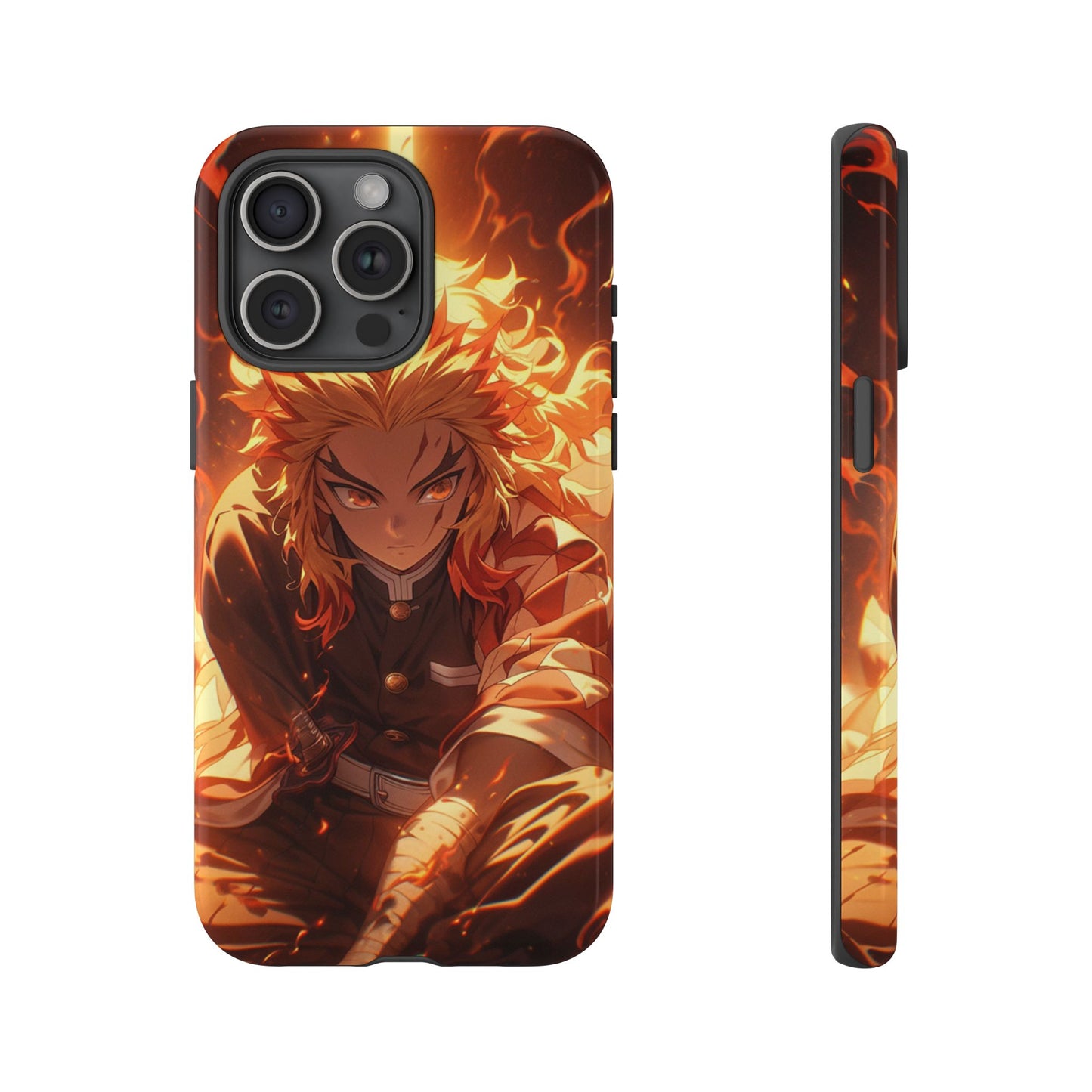 Demon Slayer Rengoku Heavy Duty Phone Case #104