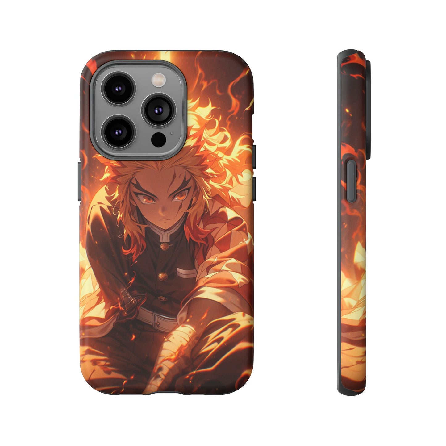 Demon Slayer Rengoku Heavy Duty Phone Case #104