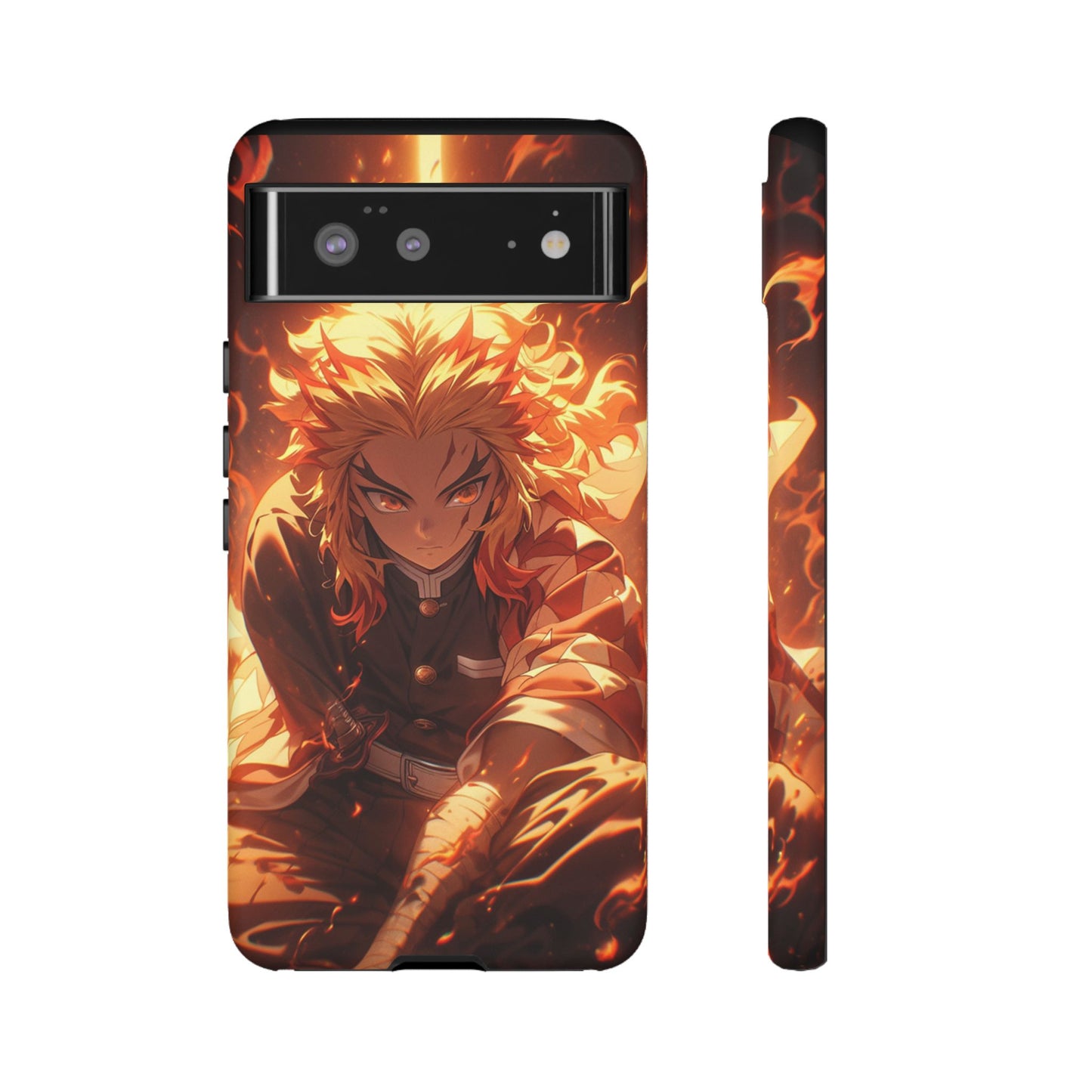 Demon Slayer Rengoku Heavy Duty Phone Case #104