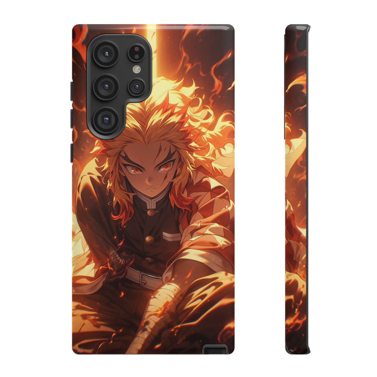 Demon Slayer Rengoku Heavy Duty Phone Case #104