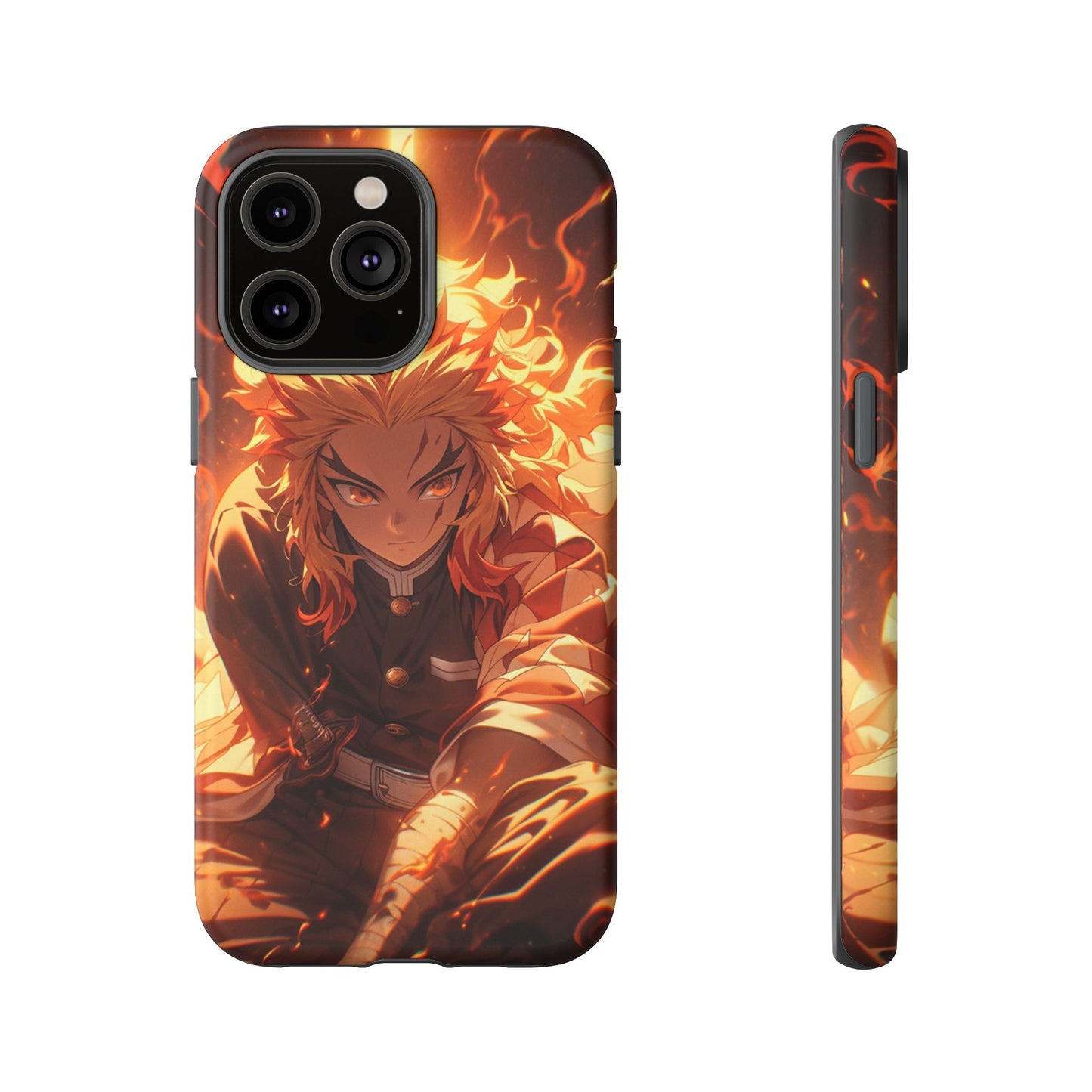 Demon Slayer Rengoku Heavy Duty Phone Case #104