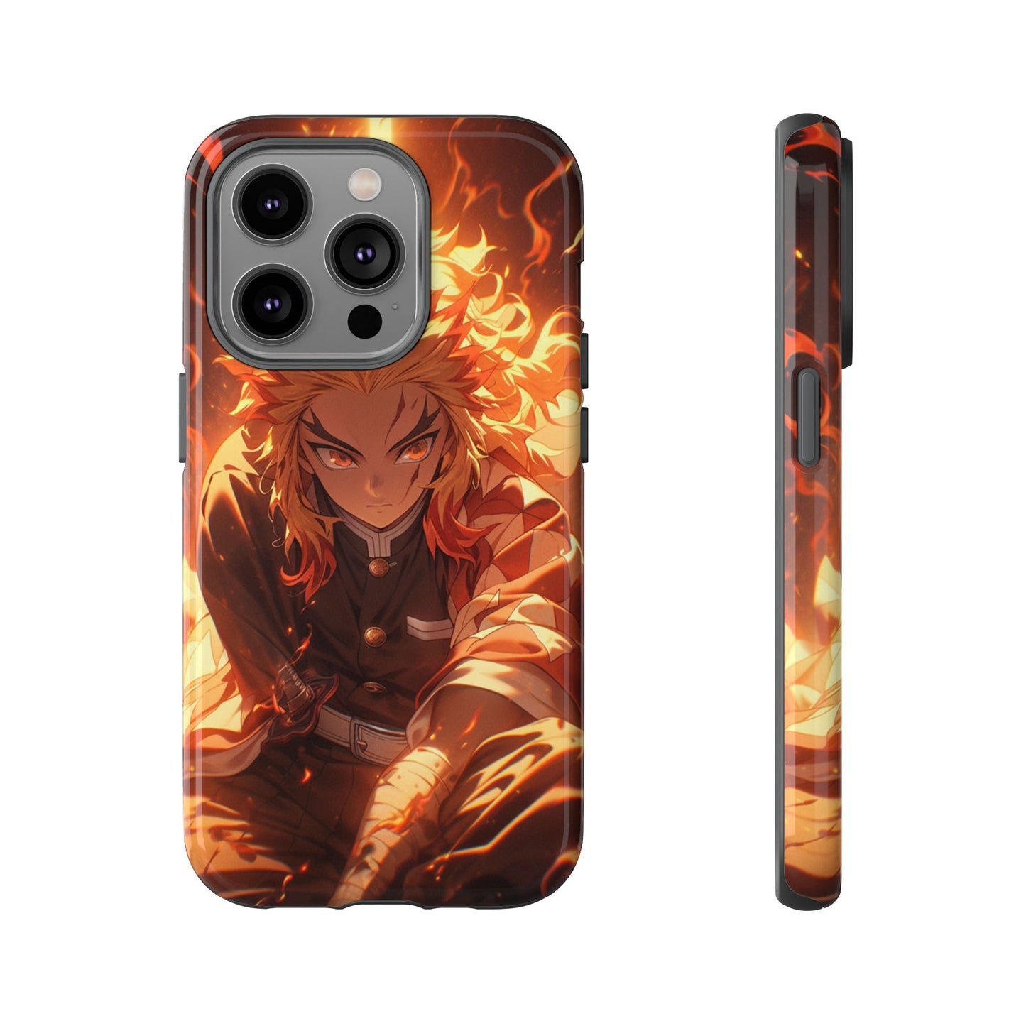 Demon Slayer Rengoku Heavy Duty Phone Case #104