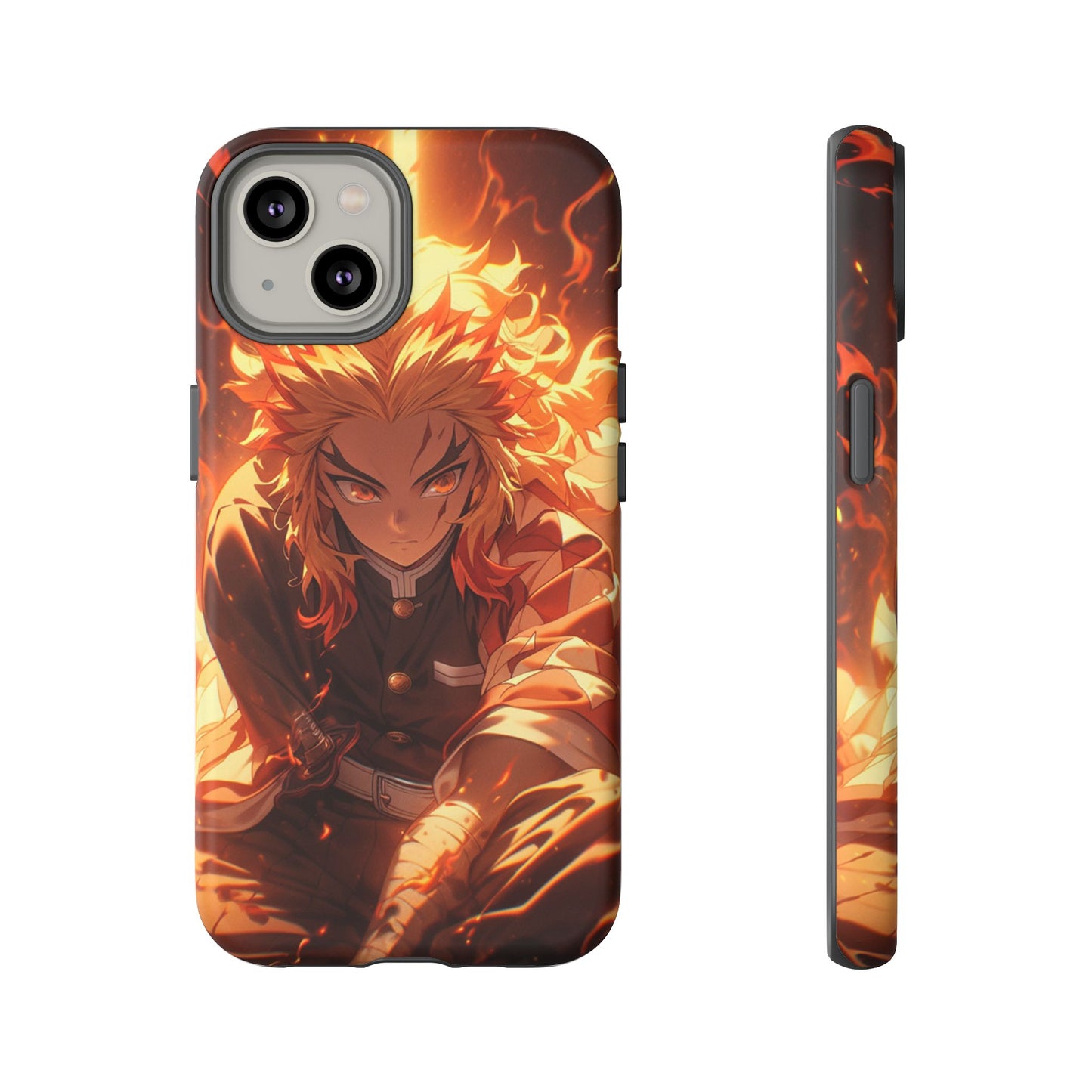 Demon Slayer Rengoku Heavy Duty Phone Case #104