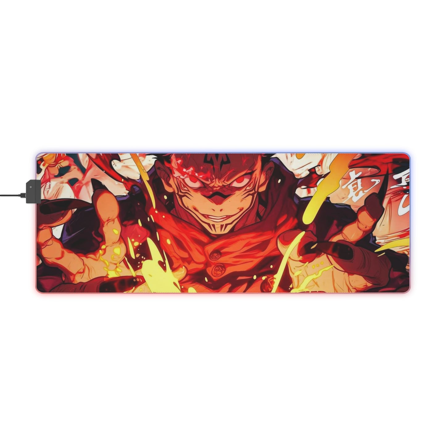 Jujutsu Kaisen Sukuna LED Gaming PC Mat #107