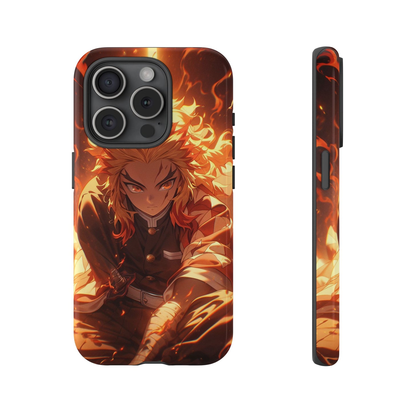 Demon Slayer Rengoku Heavy Duty Phone Case #104