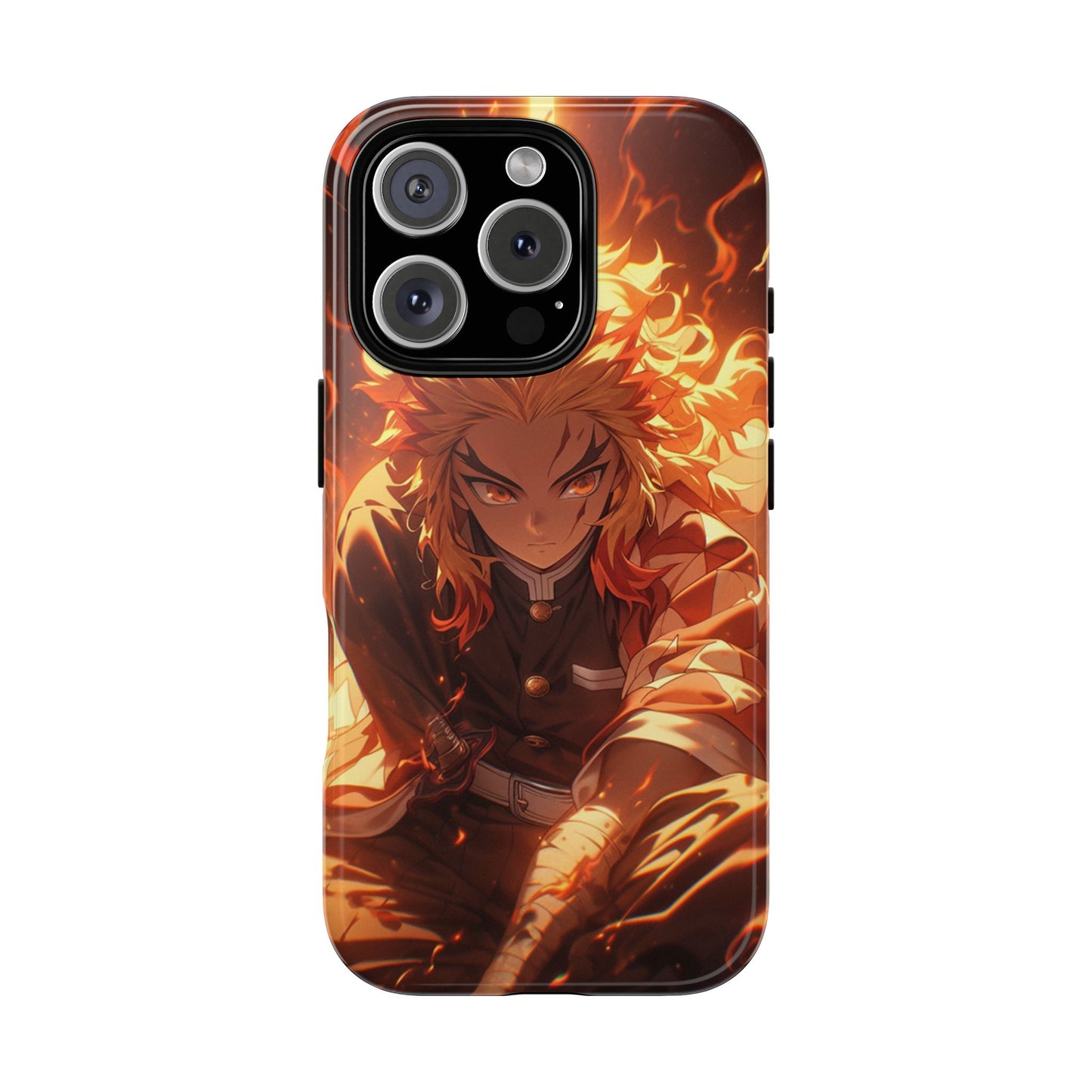 Demon Slayer Rengoku Heavy Duty Phone Case #104