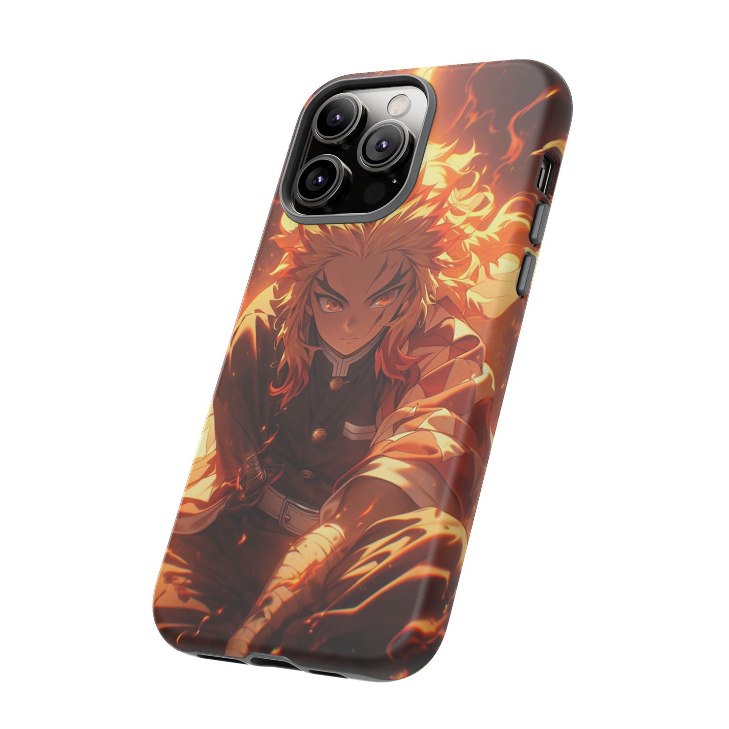 Demon Slayer Rengoku Heavy Duty Phone Case #104