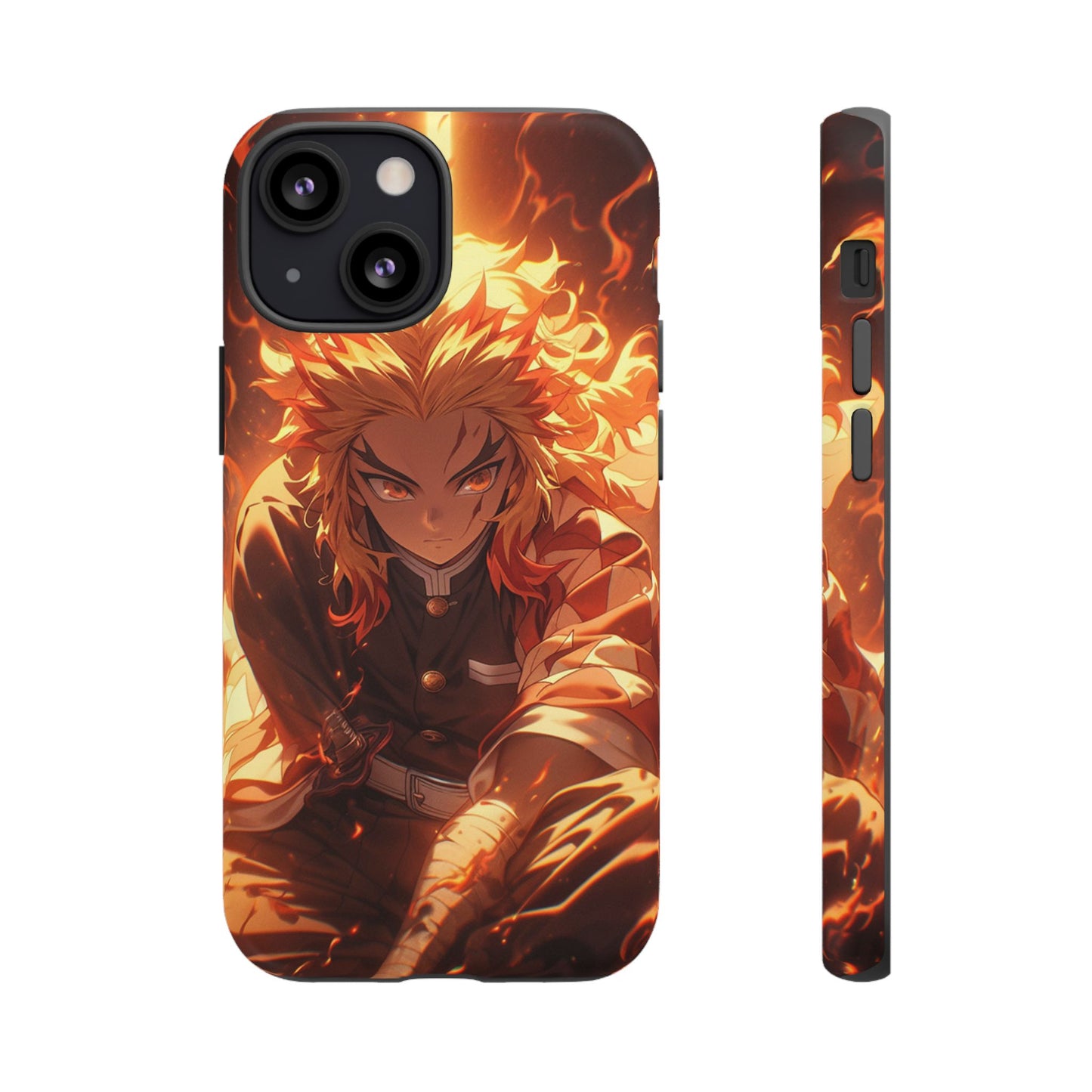 Demon Slayer Rengoku Heavy Duty Phone Case #104