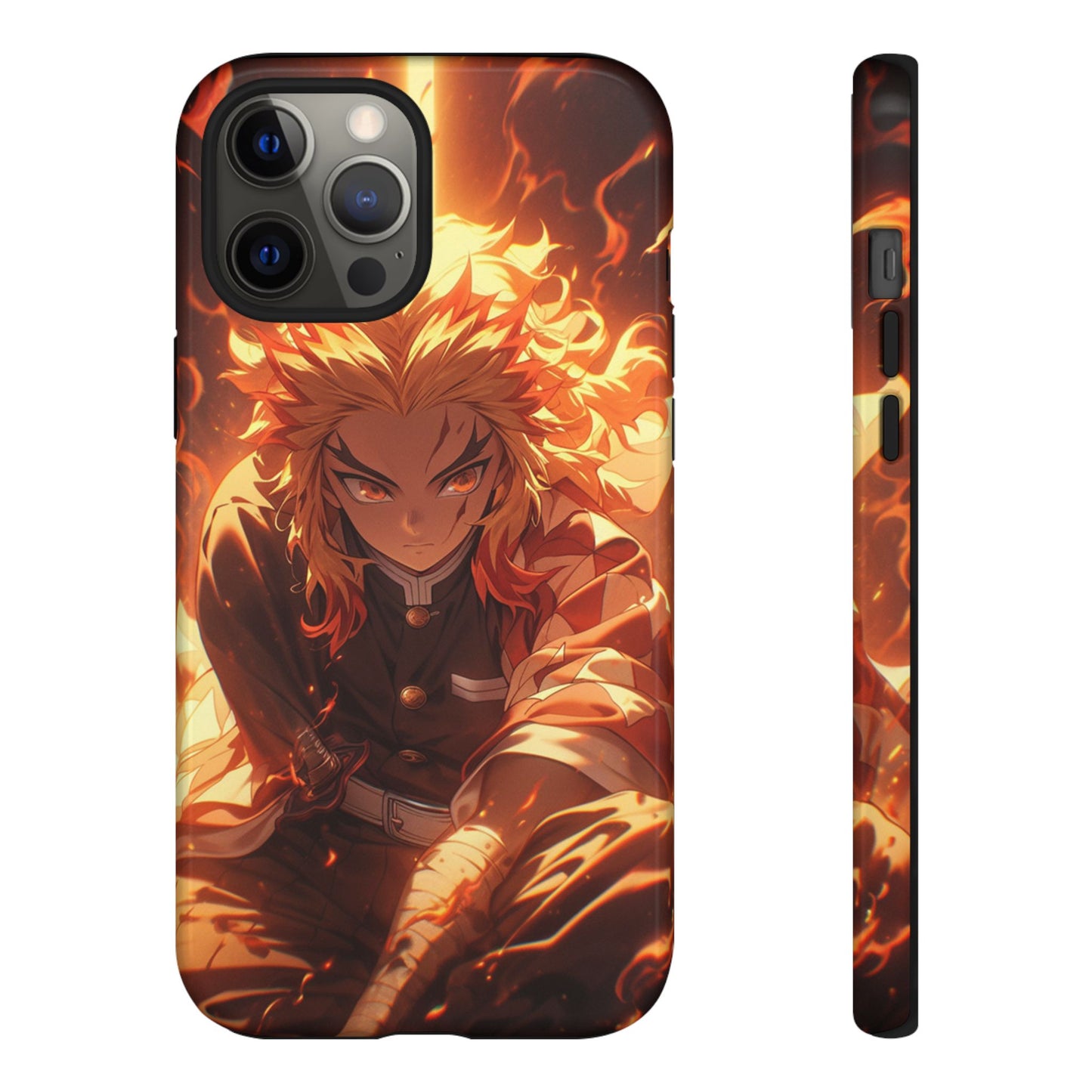 Demon Slayer Rengoku Heavy Duty Phone Case #104