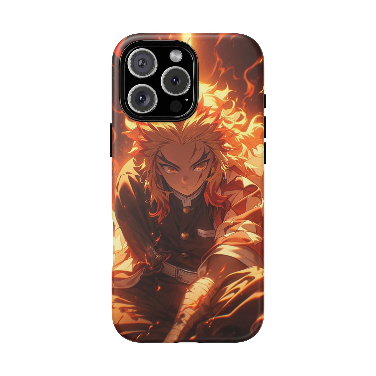 Demon Slayer Rengoku Heavy Duty Phone Case #104