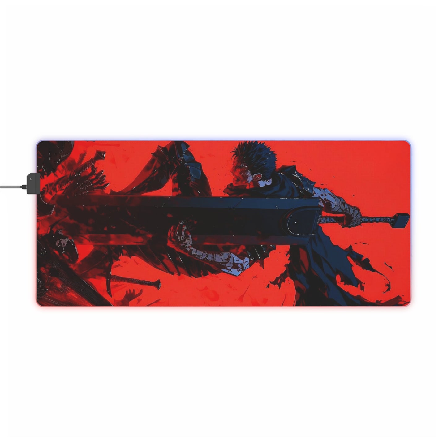 Berserk Gut RGB LED Gaming Mouse Pad Gamers #107