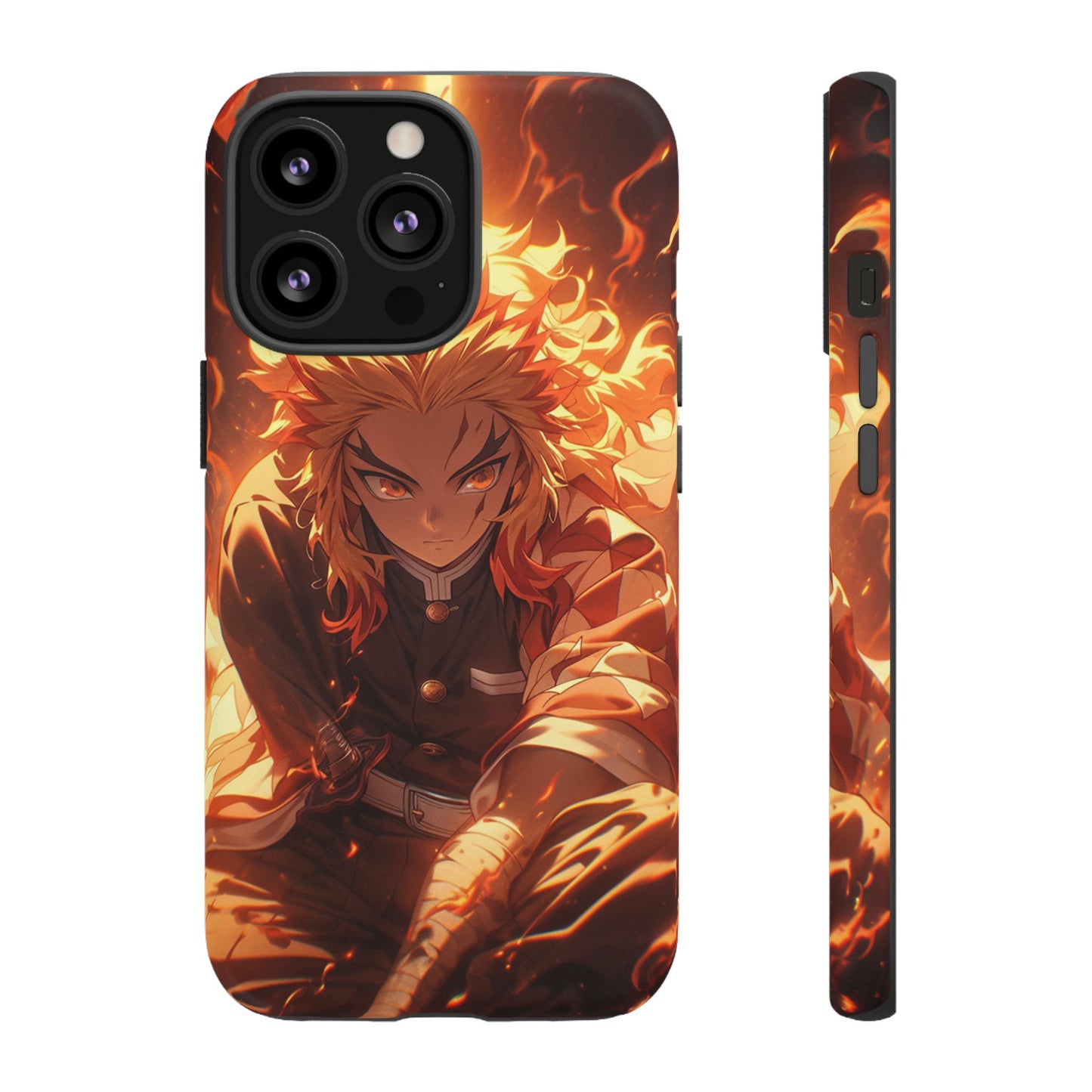 Demon Slayer Rengoku Heavy Duty Phone Case #104