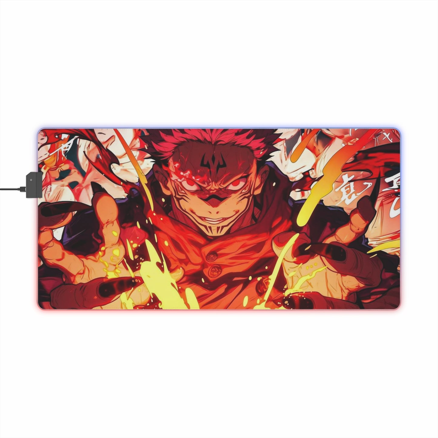 Jujutsu Kaisen Sukuna LED Gaming PC Mat #107