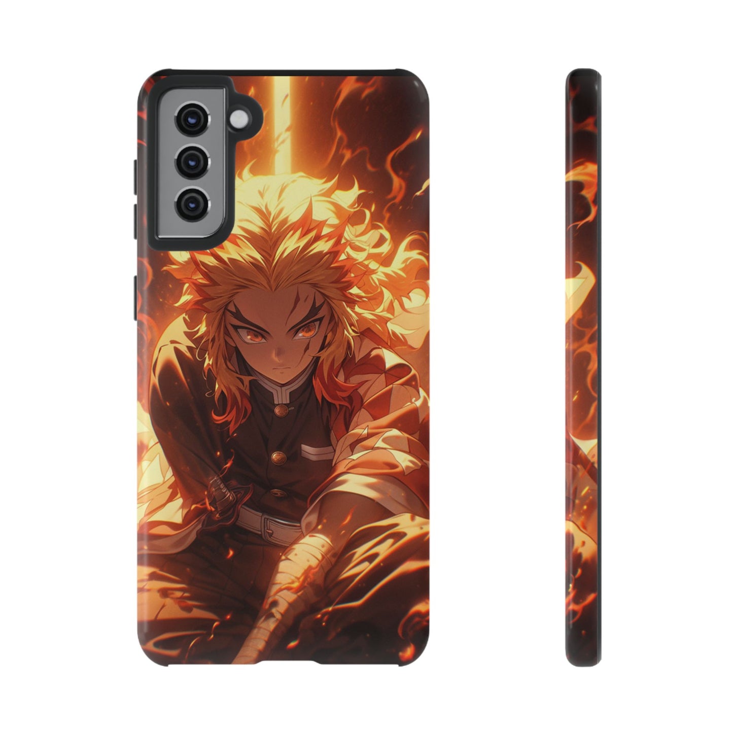 Demon Slayer Rengoku Heavy Duty Phone Case #104