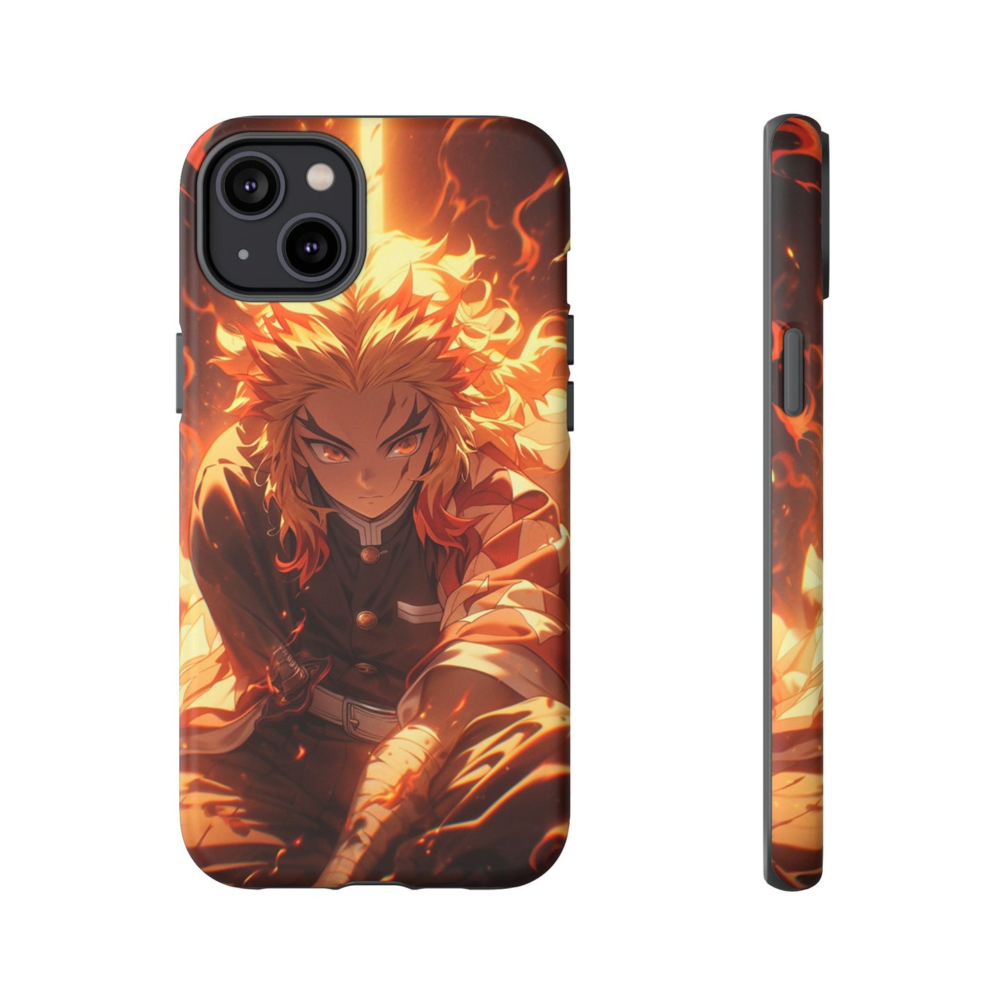 Demon Slayer Rengoku Heavy Duty Phone Case #104