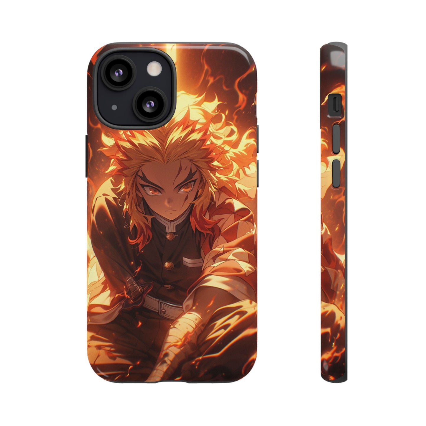 Demon Slayer Rengoku Heavy Duty Phone Case #104