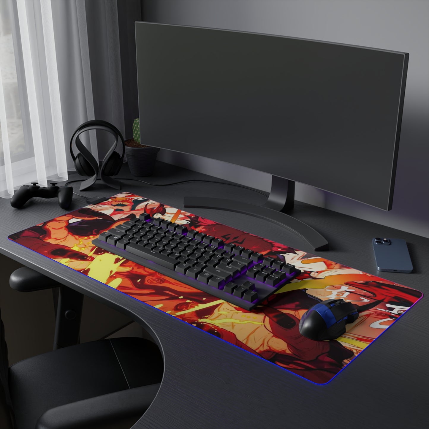 Jujutsu Kaisen Sukuna LED Gaming PC Mat #107