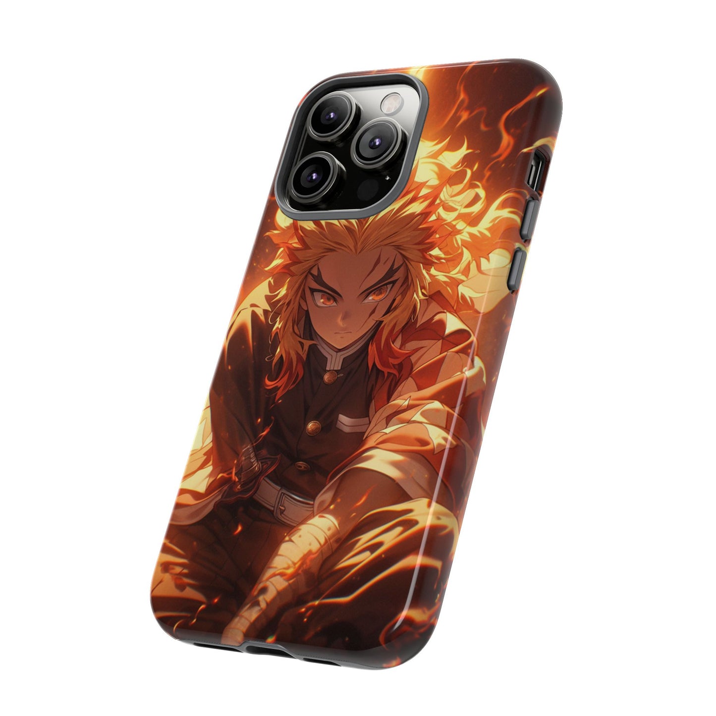 Demon Slayer Rengoku Heavy Duty Phone Case #104