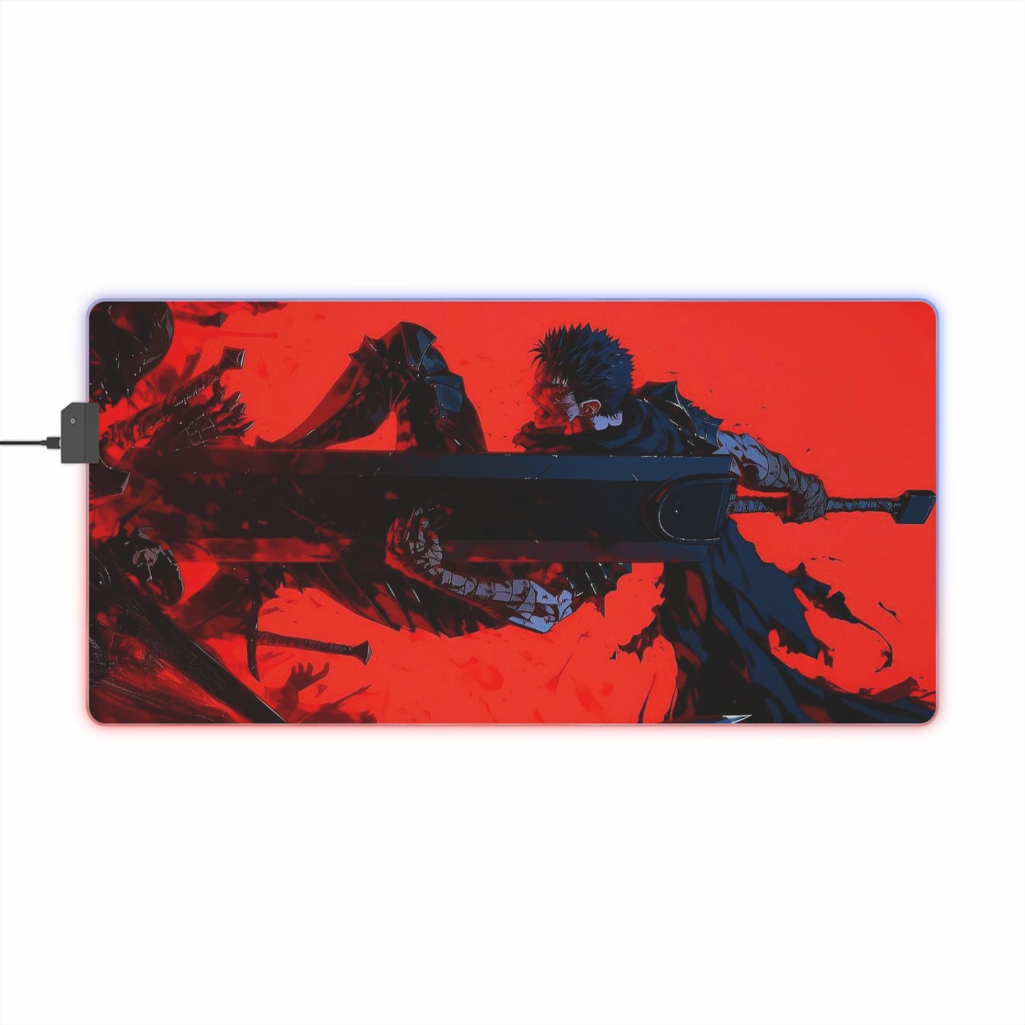 Berserk Gut RGB LED Gaming Mouse Pad Gamers #107