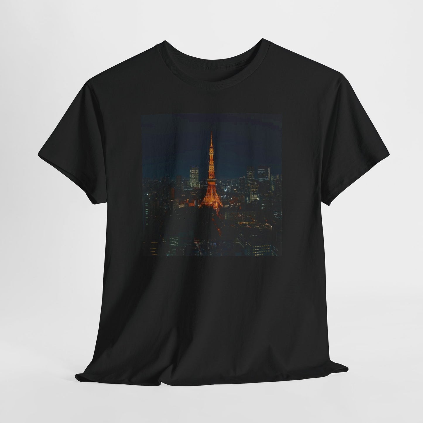 Neon Night Tokyo Skyline Shirt #109