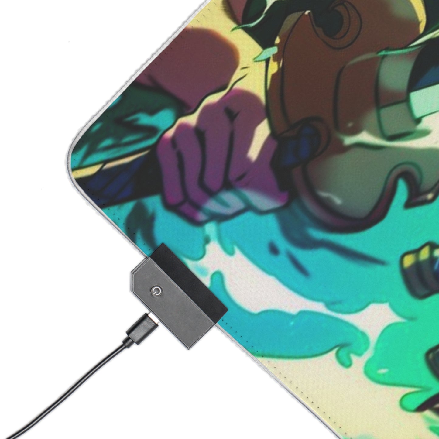 One Piece Zoro LED Gaming Mouse Pad #107