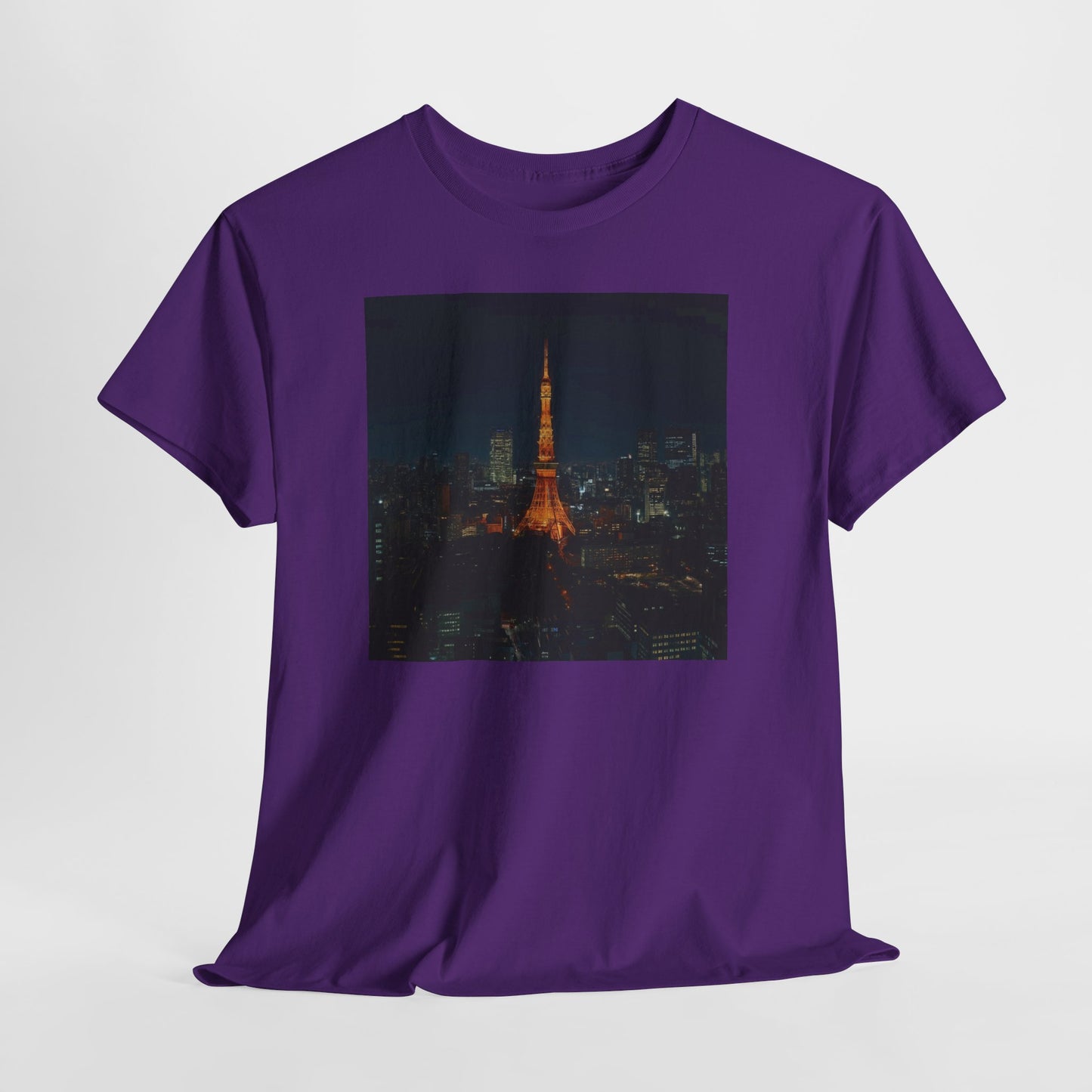 Neon Night Tokyo Skyline Shirt #109