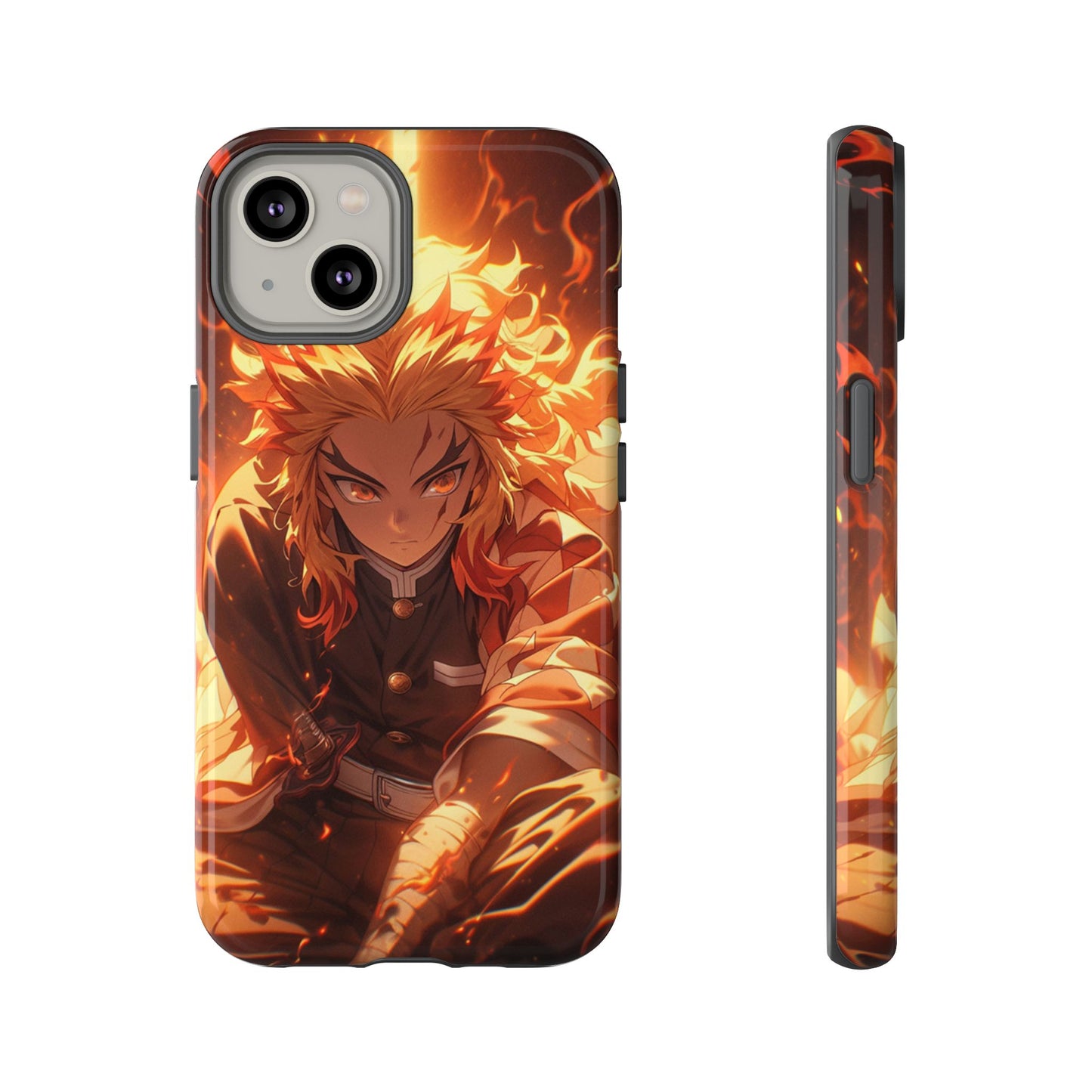 Demon Slayer Rengoku Heavy Duty Phone Case #104