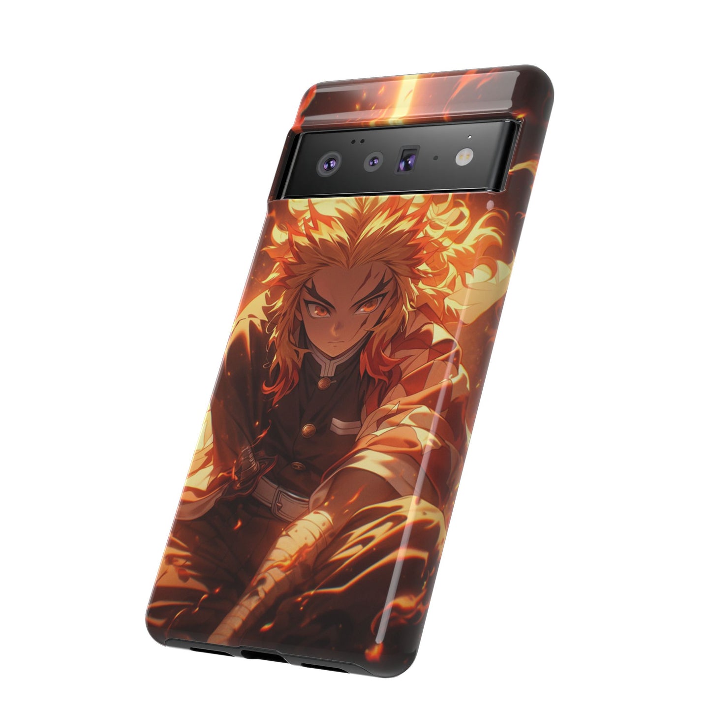 Demon Slayer Rengoku Heavy Duty Phone Case #104