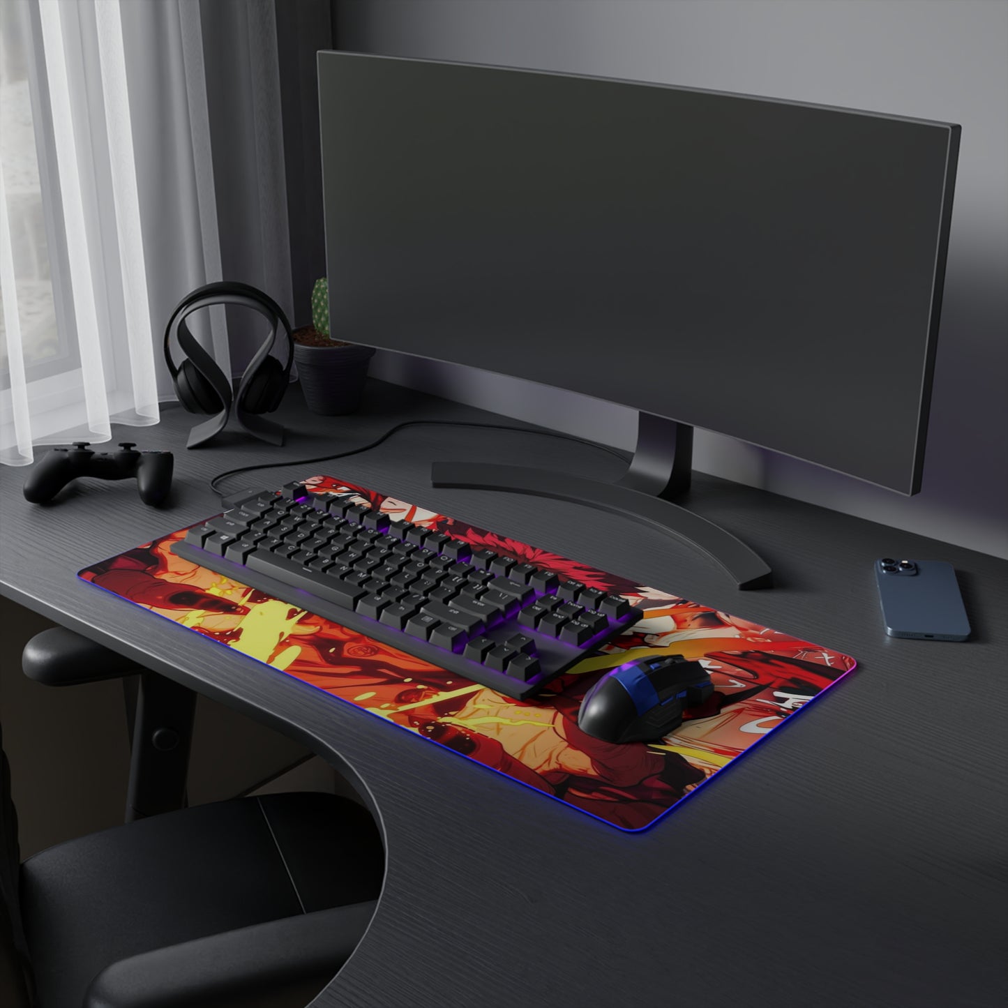 Jujutsu Kaisen Sukuna LED Gaming PC Mat #107