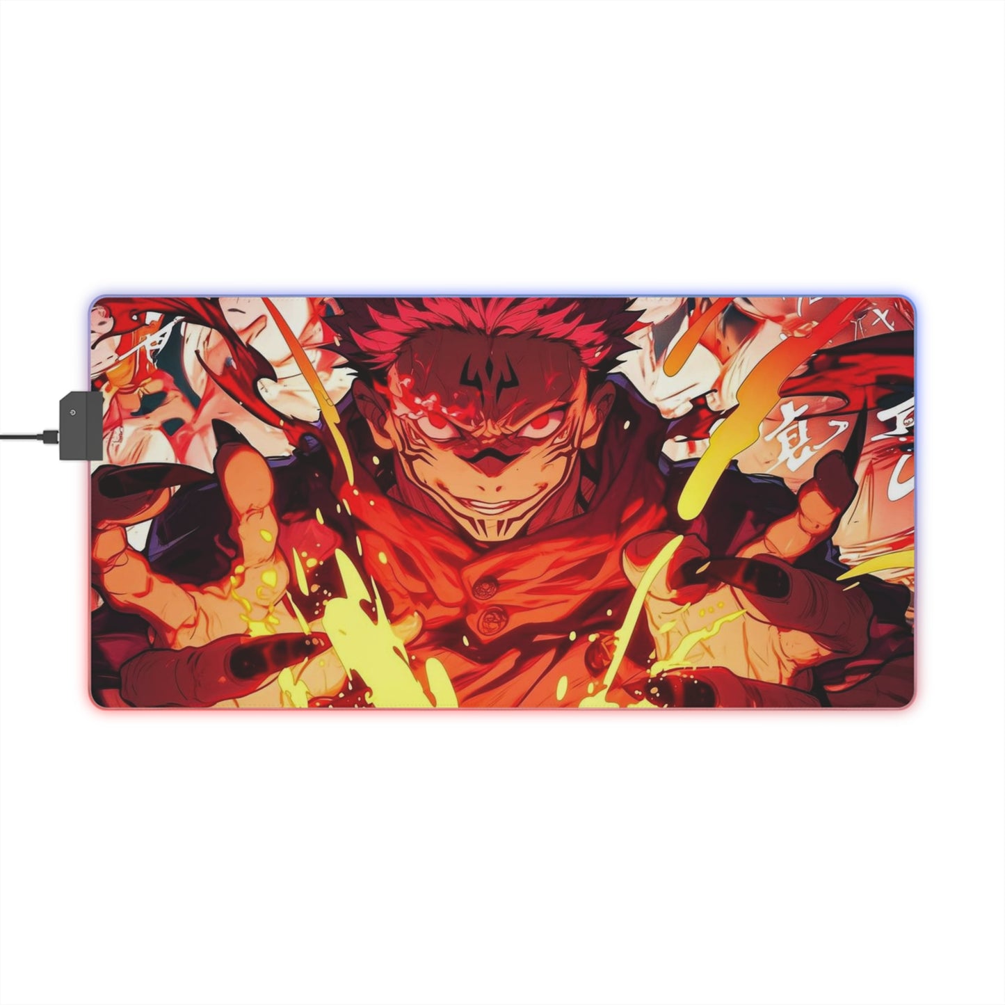 Jujutsu Kaisen Sukuna LED Gaming PC Mat #107